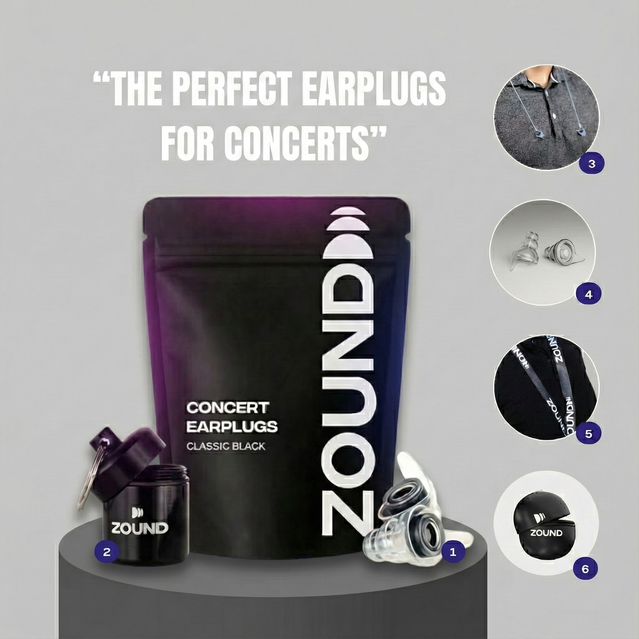 Zound Earplugs Value Kit