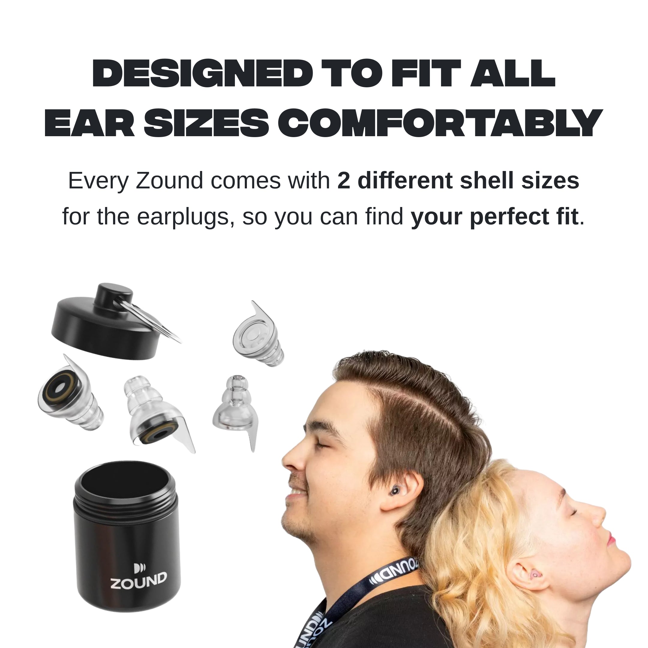 Zound Earplugs Concert Bundle