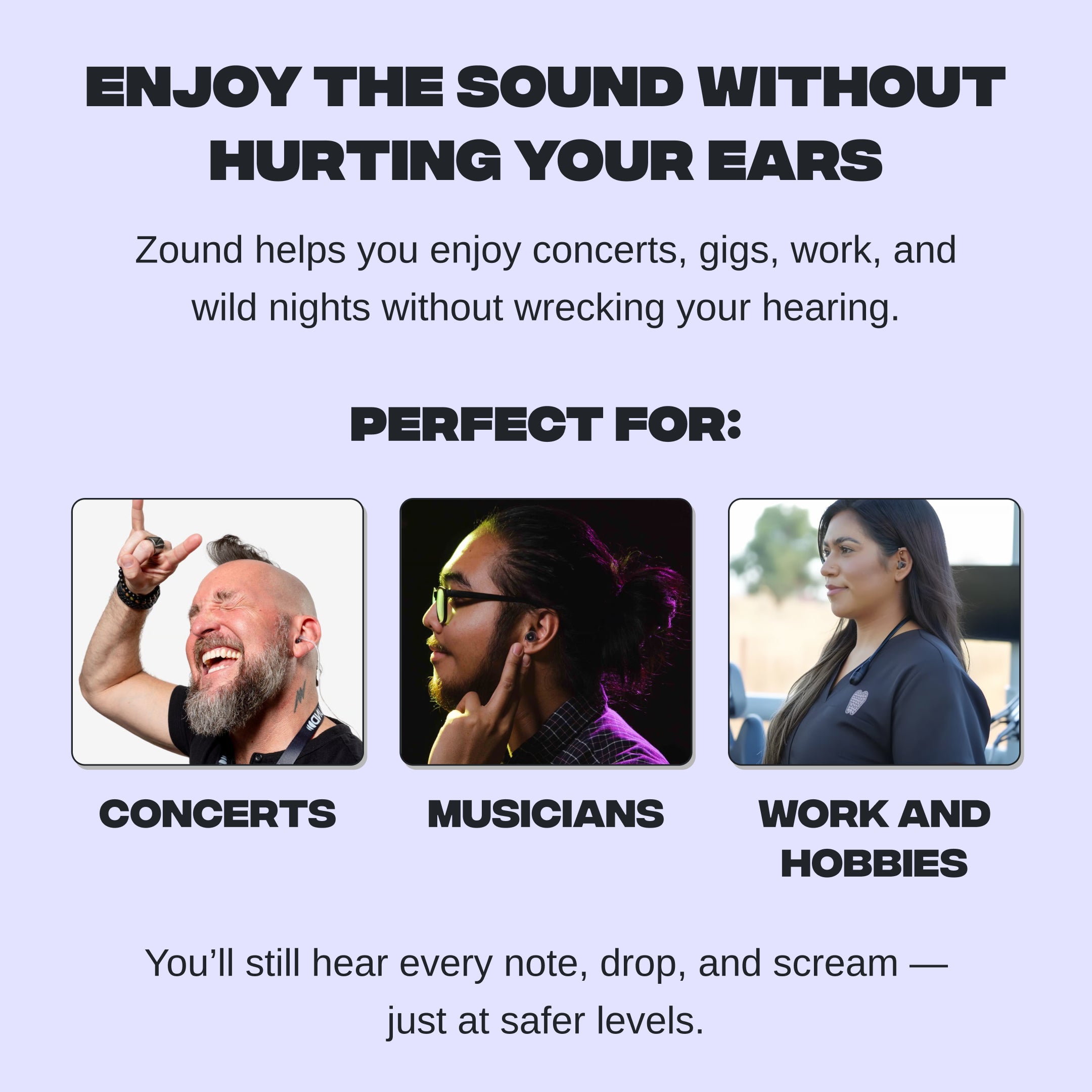 Zound Professional Grade Earplugs