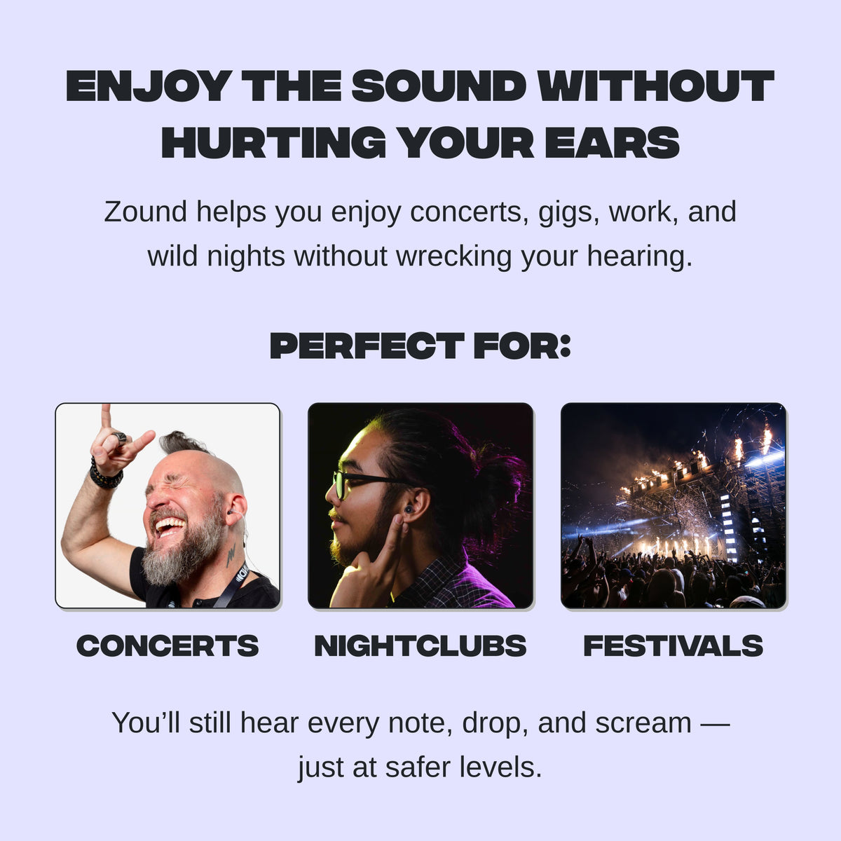 Zound Professional Grade Earplugs